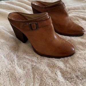 FYRE Leather Mules - Size 10